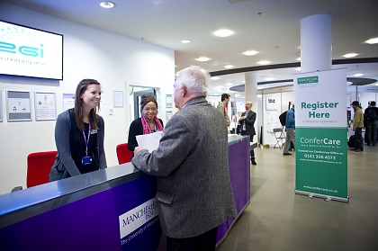 Confercare staffing Registration Desk at Conference